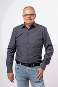 Herren Premium Hemd bestickt - MODERN FIT - mit individueller Bestickung (Firma, Logo)