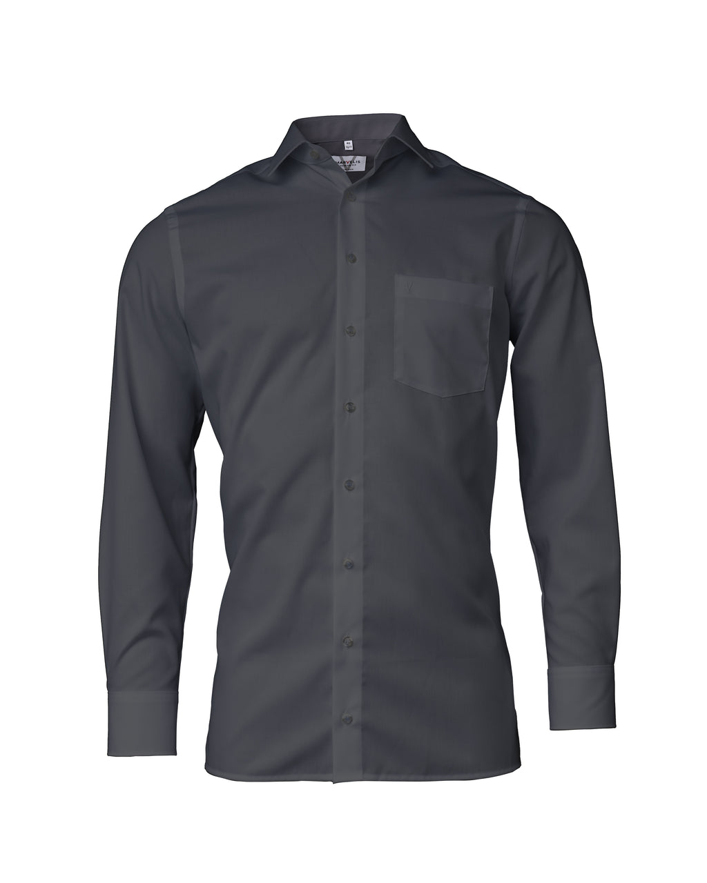 Herren Premium Hemd bestickt - MODERN FIT EXTRA LANG - mit individueller Bestickung (Firma, Logo)