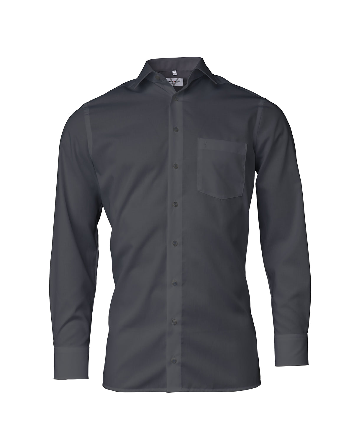 Herren Premium Hemd bestickt - MODERN FIT EXTRA LANG - mit individueller Bestickung (Firma, Logo)