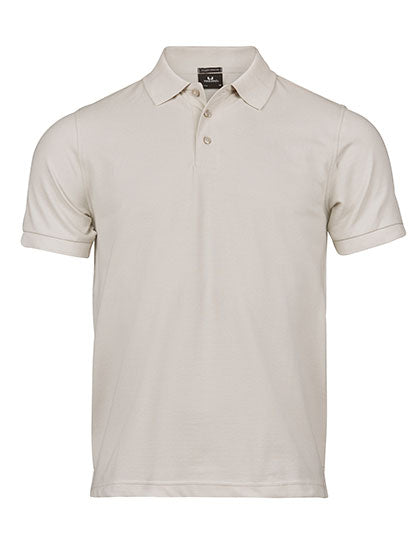 Herren Premium Stretch-Poloshirt bestickt - LUXURY STRETCH - mit individueller Bestickung (Firma, Logo)
