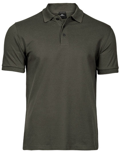 Herren Premium Stretch-Poloshirt bestickt - LUXURY STRETCH - mit individueller Bestickung (Firma, Logo)
