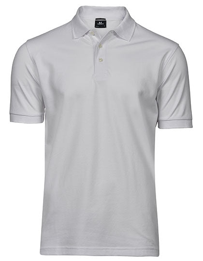 Herren Premium Stretch-Poloshirt bestickt - LUXURY STRETCH - mit individueller Bestickung (Firma, Logo)