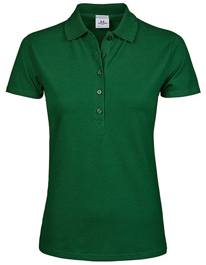 Damen Premium Stretch-Poloshirt bestickt - LUXURY STRETCH - mit individueller Bestickung (Firma, Logo)