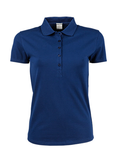 Damen Premium Stretch-Poloshirt bestickt - LUXURY STRETCH - mit individueller Bestickung (Firma, Logo)