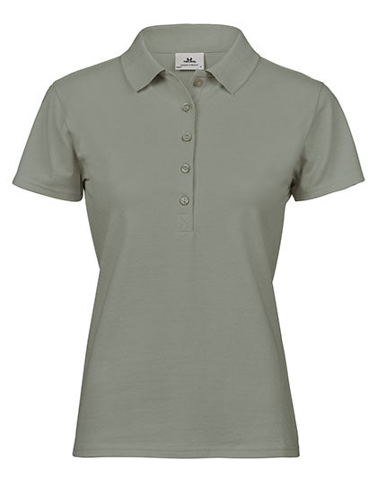 Damen Premium Stretch-Poloshirt bestickt - LUXURY STRETCH - mit individueller Bestickung (Firma, Logo)