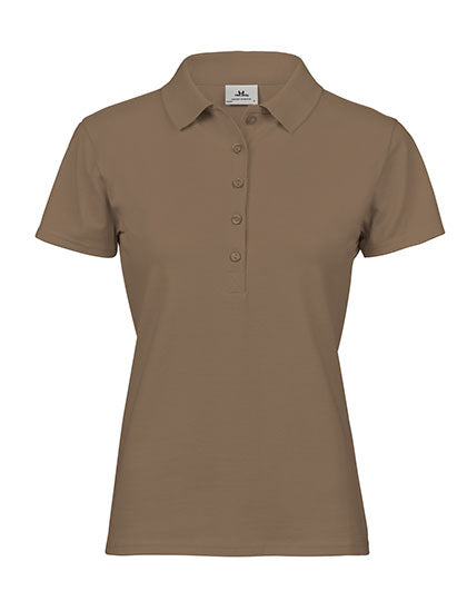 Damen Premium Stretch-Poloshirt bestickt - LUXURY STRETCH - mit individueller Bestickung (Firma, Logo)