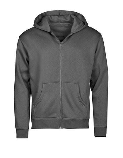Unisex Premium Zip-Hoodie bestickt - UNLABELED FULL ZIP SWEATSHIRT - mit individueller Bestickung (Firma, Logo)